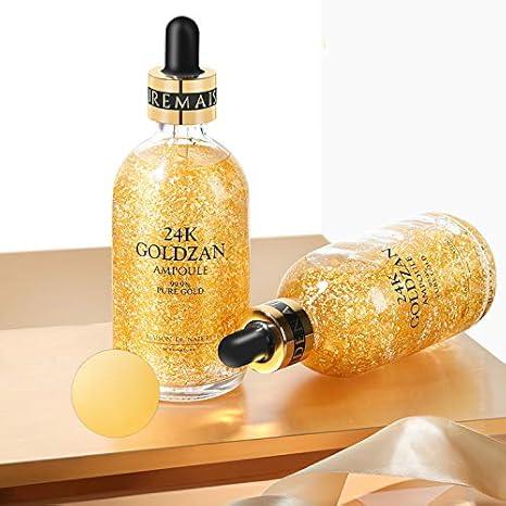 24K Goldzan Facial Serum Ampoule Pure Gold 99.9% Maison De Nature 100 ml